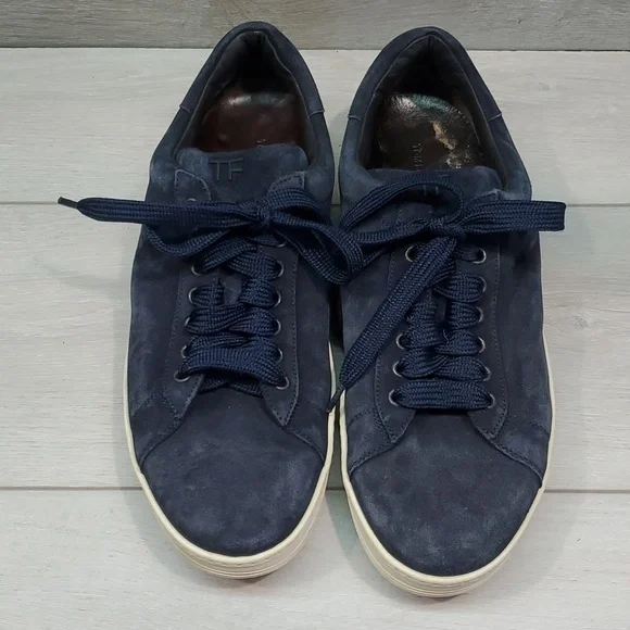 Tom Ford Mens Suede Sneakers Shoes sz 10